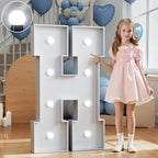 Marquee Letters 3 Feet Tall Large Light Up Letters Decorations Wedding Engagement Happy birthday White Party Decorations Marry Me Sign Big Cardboard Backdrop H