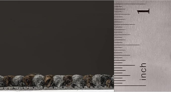 Mohawk Basics 24" x 24" Berber (Loop pile), 0.09" Pile Height, Carpet Tile, PET Fiber, Smoke Color, (24 Tiles), (96 sqft/carton)