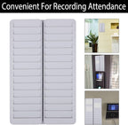 Time Card Holder, Time Card 28 Pockets Slots Wall Mounted Stacking Rack Holder for Employees, Payroll Recorders for Office Factory Supplies