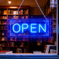 Open Signs for Business, LED Neon Open Sign Lighted Open Lights for Business Window Door Wall Hanging Coffee Snack Bar Restaurant Barbershop Retails Store Shop, USB Power & Dimmab