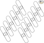 Matthew Cleaning Universal Commercial Clip-on Wire Industries Dust Mop Frame, 24 inch ( Pack of 12) Sold Seperately,Perfect for Floor Cleaning Home/Office/Lobby/Bathroom/Kitchen/Janitor