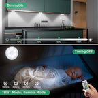 LED Closet Step Lights Motion Sensor Puck Light Compatible with Charging Station, 3 Colors Temperatures USB Rechargeable Indoor Under Cabinet Lighting(6 Pack, Without Charge Stand)
