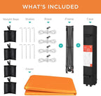 Best Choice Products 10x10ft 1-Person Setup Pop Up Canopy Tent Instant Portable Shelter w/ 1-Button Push, Case, 4 Weight Bags - Orange