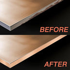 GSCIT Club Rose Gold Edge Banding, 2 Inch x 25ft Aluminum Brushed Edge Banding PVC Edge Trim for Cabinet Repair Furniture
