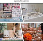 PH PandaHall 10pcs Acrylic Earring Holder Single Pair L-Shape Jewelry Displays Stand Earring Organizer for Jewelry Dangling Slant Back Display Props Show Retail Store Marketing 1.3x1.7x3 Inch