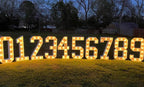 3ft durable wood marquee light up Letters/Numbers multiple use indoor/outdoor large light up letters and numbers for party decorations Perfect for birthdays weddings graduations any type of event. (Price is per marquee, once order is placed please mess...