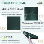 Canopy Water Weight Bag,176 LBS Water Tent Weights Set of 8 Leg Weights for Pop Up Canopy,Canopies,Tent,Gazebo,Green