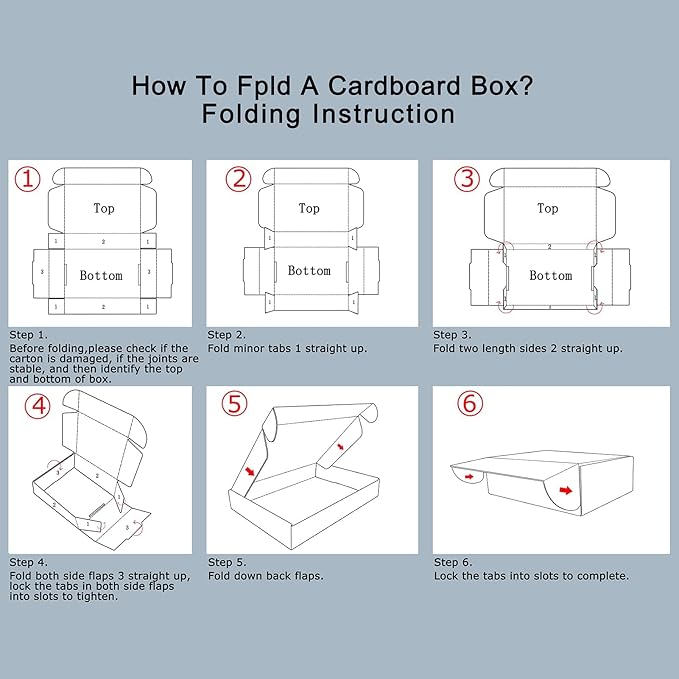 HORLIMER Shipping Boxes Set of 50, Small Corrugated Cardboard Box Literature Mailer, (White, 4.6" x 2.2" x 2.2")