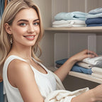 Shelf Dividers for Closet Organization: 12" Tall x 10" Deep Acrylic Closet Shelf Dividers for Clothes Sweater Purse - Free Standing Clear Separators for Shelves