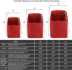 ZTUJO Purse Organizer Insert For Handbags, Silky Touching Bag Organizer Insert With Bottle Holder, Perfect for Speedy, Neverfull, Tote,ONTHEGO,Artsy,Handbag and More (Mini, Silky Red)
