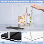 Acrylic Sign Holder 8.5 x 11, 24 Pack Clear Double-Sided Acrylic Display Stand for Vertical Tabletop Use, Perfect for Menus, Flyers, and Paper in Restaurants, Hotels, Office