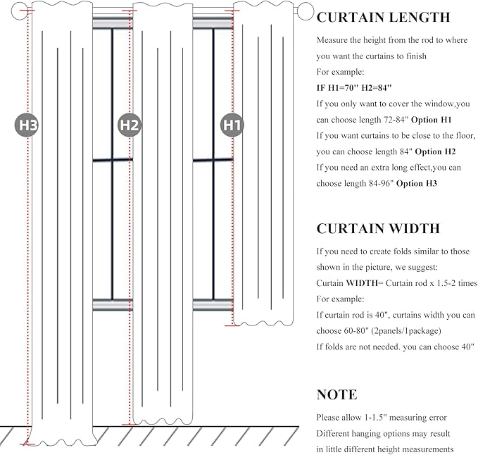 100% Blackout Curtains for Bedroom, 100 Inch Living Room Faux Linen Designer Custom Drapes for Windows Treatments Insulated 2 Panels,Cream Ivory (W50 xL100 Inches Long 2Pcs)