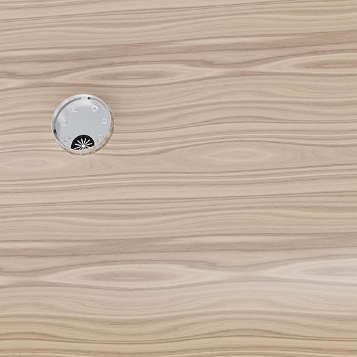 Desk Grommet 2 Inch 50mm, Zinc Alloy Computer Desk Wire Hole Cover, Office Desktop Cord Cable Hole Metal Ring, Brushed Silver
