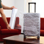 PSBM 256 Rolls 12 Inch x 1500 Feet 90 Gauge Stretch Film/Wrap, Heavy Duty Industrial Strength Clear Shrink Plastic Wrap for Moving, Packing, Shipping, Pallet Wrapping & Storage