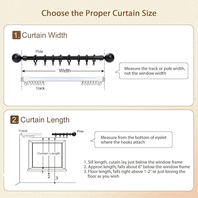 Textured Linen Double Pleats 100% Blackout Curtains for Bedroom/Living Room Blackout Curtains 108 Inches Long, Energy Saving Window Treatment Curtains,26Wx108Lx2, Rust Brown
