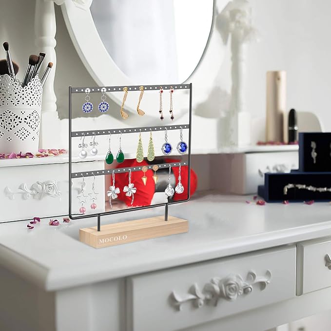 Earring Organizer Stand, Earring Display Stand, Earring Holder for Hanging Earrings