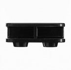 4Pcs 2-Way Pop-up Gazebo Replacement Connector Spare Parts Rectangular Bracket Set Black