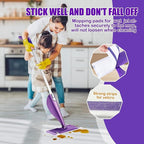 60 Count Wet Jet Pads Compatible with Swiffer Wet Jet Spray Mop, Wet Jet Pads Refill for All Purpose Multi-Surface Hardwood Floor Cleaning, 4 Layers Thickened and Super Absorbentl.