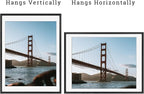 Frametory, 12x16 Metal Picture Frame with Mat for 11x14 Picture & Real Glass, Aluminum Photo Frame Collection (Black, 2 Pack)