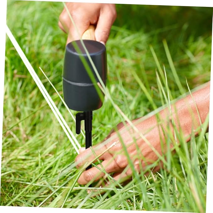10pcs Wind-Resistant Plastic Beach Tent Stakes for Sand Camping Ground Anchors Outdoor Rug Pegs for Gardening Hiking and Tarp Stabilization