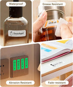 NIIMBOT Label Maker Machine Bluetooth Label Printer for School Home Office Organization, Wireless Mini Labeler D110 Upgraded Version, Label Machine with Label, White