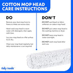 Commercial Dust Mop – 30 Inch Floor Sweeper for Hardwood, Reusable Cotton Mop Head, Extendable Handle, Dry Mop for Floor Cleaning & Janitorial Supplies