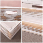 Large Size Wood Crates For Storage,Decorative Vintage White Wooden Crates For Display,Handmade Solid Wood Boxes,Set Of 3 Rustic White Wooden Crate. (vintage white)
