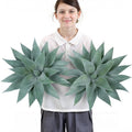 Velener Artificial Outdoor Blue Agave Plant - Small Size UV Resistant Fake Agave Plants for Indoor and Outdoor Decor(28 Inch)-2 Pack