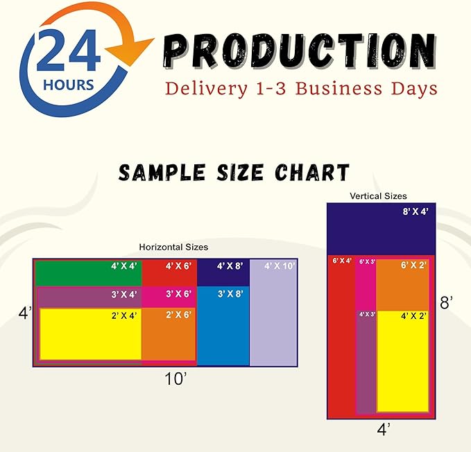 Custom Vinyl Banner, 14oz Premium Coated Vinyl, Full Color, indoor / outdoor Heavy Duty Sign, Design Online or Print Your