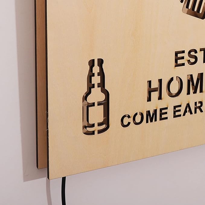 Personalized Your Name Custom Home Bar Neon Signs, Established Year Personalized Name Neon Sign, Man Cave Sign, Bar Led Sign, Neon Sign Wall Decor