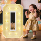 Marquee Light Up Letters: 3FT Large Decorative Signs for Party Decorations Baby Shower Birthday Wedding Engagement Anniversary, 3 Feet Tall Pre-Cut DIY Foamboard Letter O - Easy to Assemble