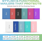 White 12.5x19.5 Inch Large Poly Bubble Mailers #6 | Padded Envelopes with Self Seal | Air Lined Cushioned Bubble Mailer | Usable Size 12.5x15 | 50 Pack Bulk | Lightweight shipping Bags | Made in USA