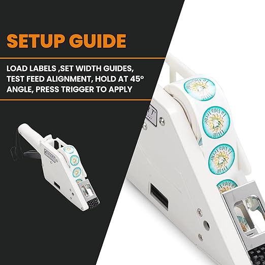START International - LAP65-30 - Label Dispenser - Manual Label Applicator - Handheld Die Cut Small Labels Tool - 0.75-1.20 Inch - Narrow Width