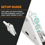 START International - LAP65-30 - Label Dispenser - Manual Label Applicator - Handheld Die Cut Small Labels Tool - 0.75-1.20 Inch - Narrow Width