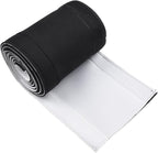Cable Management Sleeve Flexible Neoprene Wire Cord Organizer Wrap Cover for Home Office Entertainment, Black 150cm(150cm*13.5cm)