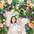 60Pcs Tropical Party Decorations Supplies Tropical Palm Leaves Hibiscus Flower Simulation Artificial Leaf for Hawaiian Luau Safari Party Jungle Beach Theme BBQ Birthday Parties Decorations Table Decor