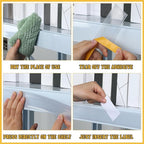 Fainne 25 Pcs Shelf Label Strips 1.25''H x 27 L Self Adhesive Shelf Label Holder Gondola Price Tag Stick on Plastic Clear Ticket Channel for Metal Wood Plastic Rack