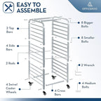 OFFICEROO Bakery Speed Rack (15-Tier)