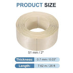 PATIKIL Birch Edge Banding, 2 Inch x 25 ft Wood Veneer Tape Pre-glued Flexible Plywood Edge Banding with Hot Melt Adhesive for Furniture Restoration