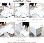 PULUZ Mini Photo Studio Light Box, Portable Folding Photo Shooting Tent with 2 LED Panels and 6 Colors Backdrops,Light Box Photography for Small Size Products