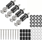 43 Set (172Pcs) Pegboard Mounting spacers and Screws Kit, Peg Boards Installation Hardware Accessories. Include Sturdy Screws, Spacers,Washers and Lock Clips for 1/8 Inch and 1/4 Inch Pegboard