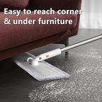 Microfiber Flat Mop 32 in Large Mops for Floor Cleaning Commercial Dust Dry Wet Mops on Hardwood Floors with 4 Washable Pads Aluminium Telescopic Long Handle Floor Cleaning Tools
