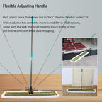 OFO 43inch Industrial Commercial Dust Mop 2 Sets // Heavy Duty Dust Mop // 63inch Length Stainless Steel Handle //Easily Clean Large Area Factory,Shopping Mall,Garage