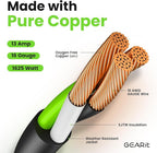 GEARit 360 Rotating Plug Indoor Outdoor Extension Cord Waterproof 100ft - 16 Gauge 16/3 AWG, 13A 1625W, 3 Prong Heavy Duty Extension Cord Weatherproof Power Cable for Outdoor Landscaping, Lights, ETL