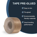 PATIKIL Walnut Edge Banding, 3 in x 25 ft Wood Veneer Tape, Pre-glued Flexible
