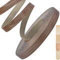 Walnut Edge Banding, 7/8 inch x 100ft roll of Veneer Edge Banding -Pre-glued Flexible, Real Wood Tape Banding for Cabinet Repair Furniture Restoration