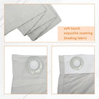 39.37 Inch Clothing Store Fitting Room, Portable Fittng Room for Boutique, Temporary U-shaped Dressing Room for Privacy Protection and Room Divider, Gray