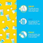 Bottle Bright - Clean Stainless Steel, Thermos, Tumbler, Insulated and Reusable Water Bottles – Cleaning Tablets are Easy and Safe to Use