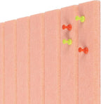 Large Felt Bulletin Board 23x47 Inch, 8pcs Peel and Stick Felt Wall Tiles Modern Push Pin Board for Wall Organization