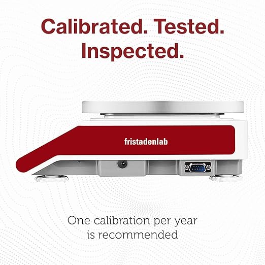 Fristaden Lab Counting Scale | 30 kg x 0.5 g | Industrial Counting Scale for Small Parts | USA Company | Units: g, lbs, oz, kg